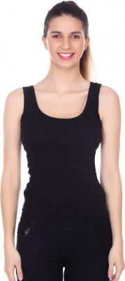 INKleider  Women Black Tank Top/Vest