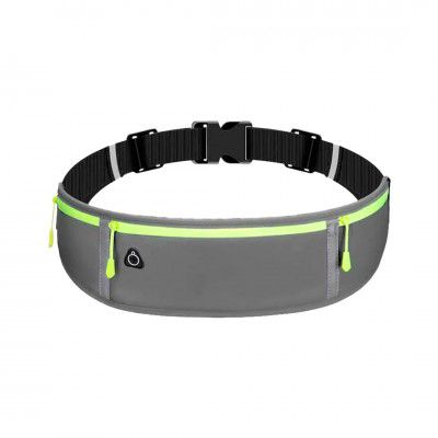 INKMILAN Active Fit Unisex Waist Fanny Pack Bag | for Hiking, Running, Outdoor Sports, Gym | Waterproof | Adjustable Strap & Earphone Holes | for Men & Women