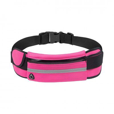 INKMILAN Nylon Multipurpose Unisex Compact & Portable Travel Pouch/Fanny Pack with Waist Belt | for Outdoor Sports, Hiking, Cycling, Travelling | Waterproof | Smart Lightweight Travel Bag