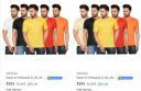 Inktees Mens T Shirts ( Pack Of 5 ) @ Just ₹349...