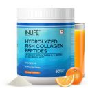 INLIFE Hydrolyzed Marine Collagen Tripeptides Supplement (60g, Orange)...