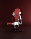 INNOWIN Spartan Gaming Chair Ultimate Ergonomic with PU Leather Inbuilt Adjustable Lumbar Support (Red & White)...