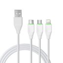 InOne 3 in 1 Micro USB/Type-C/Lightning Cable Braided Cable Data Cable Charging Cable...