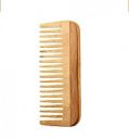 INSIME Organic Wide tooth Neem wooden comb for women hair growth | Neem wood kangi hair comb for women & men | Handmade Wooden hair bamboo comb - Premium Kachi neem comb for hair growth...