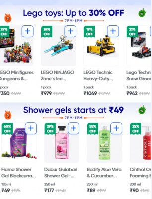 Instamart : Mega Freedom Sale (New Deals Every Hour Upto 80% Off).
