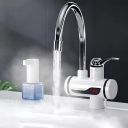 Instant Electric (3000W) Water Heater Faucet Tap Home-Kitchen Instantaneous Water Heater Tank Less for Tap, LED Electric Head Water Heaters for Home Kitchen...