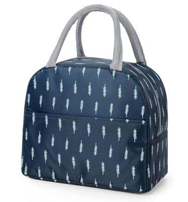 Insulated Lunch Bag (Blue Leaf (Blue Leaf)