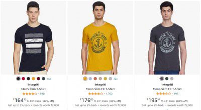 Integriti Mens Clothing Upto 81% Off| Starts At ₹185