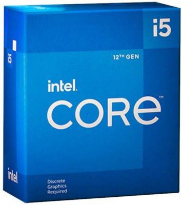 Intel i5-12400F 4.4 GHz Upto 4.4 GHz LGA1700 Socket 6 Cores 12 Threads Desktop Processor