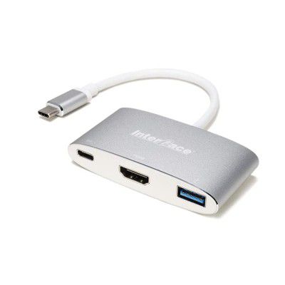 Interface® Type-C to HDMI + USB 3.0 + PD Multi Port Hub (IFCPL204)