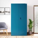 Interio by Godrej Aceline 2 Door Steel Almirah with Half Locker (Finish: Body & Door - Teal Color)...