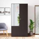Interio by Godrej Almirah Auraline Men Basic 2-Door Steel Almirah, Cupboard for Clothes (Textured Coffee Brown), 1-Year Warranty, 3 Shelves, 1 Drawer and Mirror...