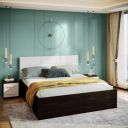 Interio by Godrej Bed Upmods White Chocolate King Size Engineered Wood Bed with Box Storage, 1-Year Warranty, Cinnamon, Metal & Particle Board...