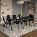 Interio by Godrej Franky and Kalyx 8-Seater Wooden Rectangular Dining Set, 1-Year Warranty, Table with 8 Chairs...