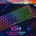 Intex Caliber Pro Keyboard RGB LED light Mechanical blue switch IT-WLKB011 Wireless Standard Gaming Keyboard...