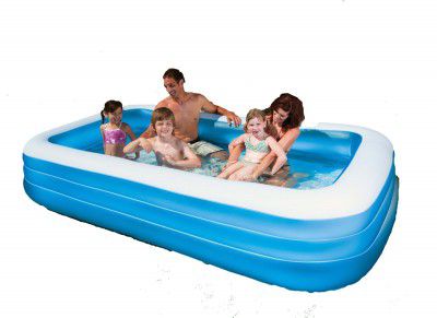Intex Inflatable Swim Center Family Kiddie Wadding Play Swimming Pool 120"X72".My Gn