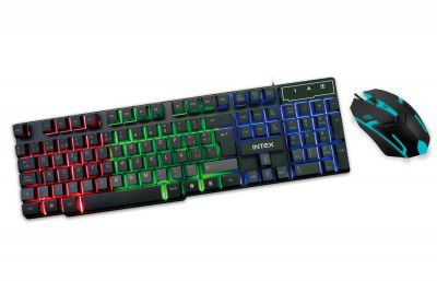 Intex IT-KB334 Wired Gaming Keyboard and Mouse Combo