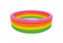 Intex Kids 4-Ring Sunset Glow Pool (Multicolour, Ages 3 Years Plus)...