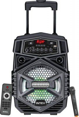 Intex Multimedia T-301 TUFB 30 W Bluetooth Party Speaker  (Black, Stereo Channel)