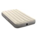 Intex Polyvinyl Chloride (Pvc) Deluxe Singlehigh Airbed Twin, Beige...