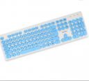 Intex Wired Keyboard Classy (IT-KB335) Wired USB Multi-device Keyboard  (White & Blue)...