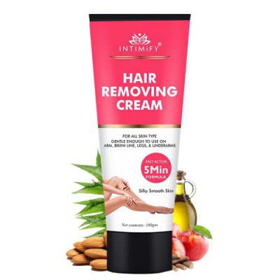 INTIMIFY Hair Removal Cream For Men, Removes Unwanted Hair in Just 5 Minutes For Women