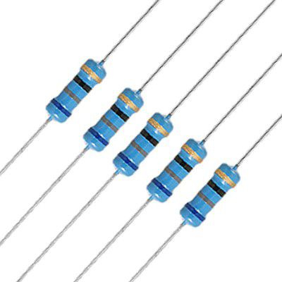 INVENTO 100Pcs 68 Ohm Carbon Film Resistor 1/4 W Resistance 0.25 Watt 250mW 5% 