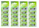 INVENTO 20pcs 23AE 12V Alkaline Battery Non Rechargeable High Voltage Cell Car Remote A23, V23GA, MN21...