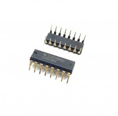 INVENTO 2Pcs 4028 IC CD4028BE Logic IC BCD to Decimal Decoder, 10 Output, 6.8 mA, 3 V to 18 V, DIP-16