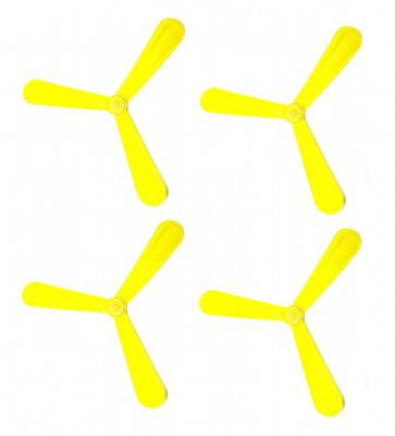 INVENTO 4 Pcs 3 Blade 6 inch (150mm) Fan Propeller Prop fit for 2mm 