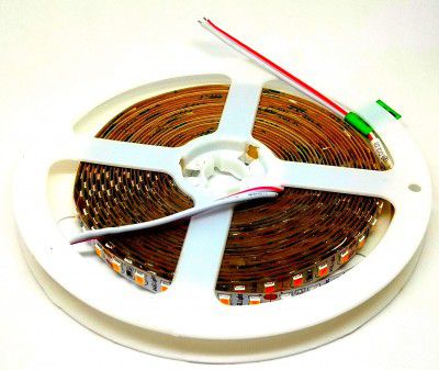 INVENTO 5 Color 25mtr (5 mtr Each Color) SMD 2835 White Blue Red Purple Amber 12V DC 36W LED Strip Flexible 3M Tape Strip Light