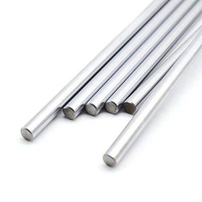 INVENTO 8pcs EN31 Rustproof Steel Smooth Rod 6mm OD 200mm 