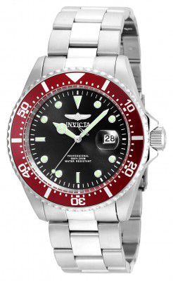 Invicta Pro Diver Analog Black Dial Mens Watch-22020