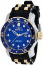 Invicta Stainless Steel Analog Blue Dial Men Watch-39101, Black Band...