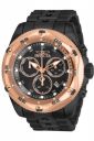 Invicta Stainless Steel Pro Diver Chronograph Black Dial Analog Watch for Men - 31613, Black Band...