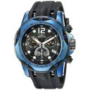 Invicta Stainless Steel Speedway Chronograph Black Dial Analog Watch for Men - 20074, Silver Band...