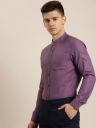 INVICTUS Men Mauve Dual Toned Slim Fit Smart Casual Shirt...