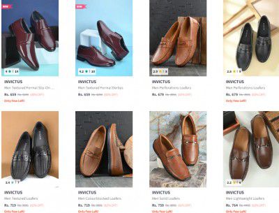 Myntra : Upto 88% OFF - Invictus Shoes