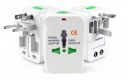 Ionix Plastic with Brass Universal International Power Plugs Without USB Travel Adapter Combos...