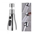 Ionix Tap Extension for Kitchen Sink, Kitchen Tap Extender, Sink Tap Extension for Kitchen, Kitchen Faucets for Sink with 3 Spray Mode, 360° Rotation Flexible Water Saver Nozzle (Stainless Steel)...