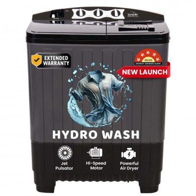 Ionstar 7.5 Kg Semi Automatic Washing Machine - 5 Star Rated (STAR75-AQUA-G)