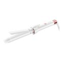IPARAH P-201 Premium 25MM Hair Curler Curling Tong Iron for women 10 million Negative Ions PTC heating element Anti-scalding All Hair Types 3 grade LED setting Adjustable Temp 360° swivel cord, White...
