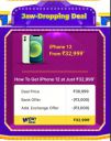 iPhone 12 @ ₹32,999/- During Big Billion Days Sale...