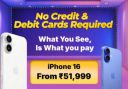 Big Billion Days Special : Apple iPhone 16 From ₹51999...