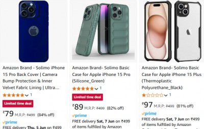 Amazon : Iphone Mobile Cover Starts At Rs.73