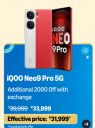 iQOO Neo9 Pro BBD Price Revealed	...