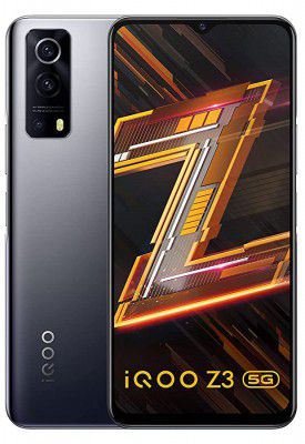 iQOO Z3 5G (Ace Black, 8GB RAM, 256GB Storage)