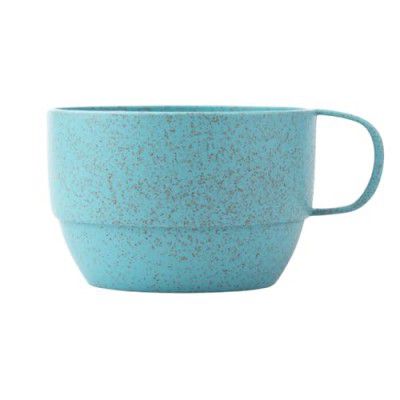 Irida Naturals Wheat Straw Coffee Mug - 100% Set of 1, 350 ML (Mint Green)