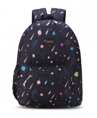 IRMAO Casual Backpacks for Women,Stylish and Trendy College backpacks for girls, Water Resistant and Lightweight Mini Bags (Whale Black)