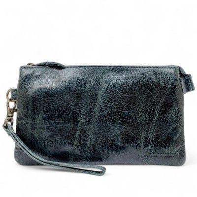 irnado Genuine Vintage Crumbled Leather Tarvel Kit (Pine Green)